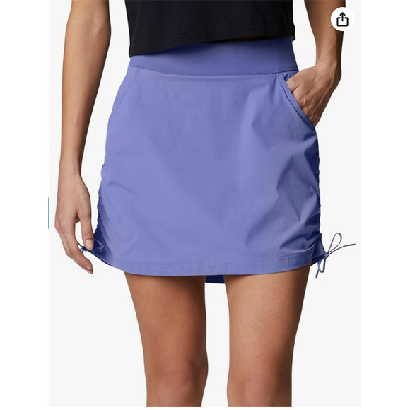 Columbia Women's Omni-Shade Active Fit Jupe-Short Skort, Purple Lotus SZ XXL - Picture 1 of 5